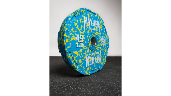 Mayhem Strength Neon Fleck Bumper Plates - Image 5