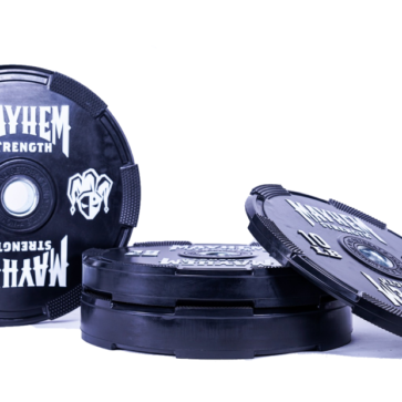 Mayhem Strength Black Bumper Plates