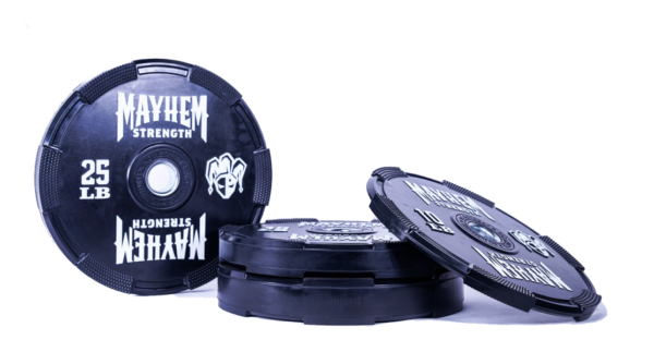 Mayhem Strength Black Bumper Plates