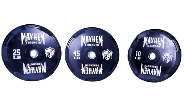Mayhem Strength Black Bumper Plates - Image 2
