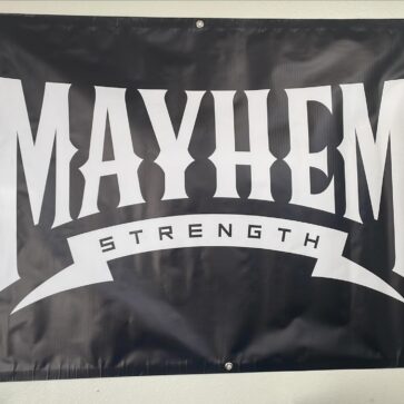 Mayhem Strength Banner