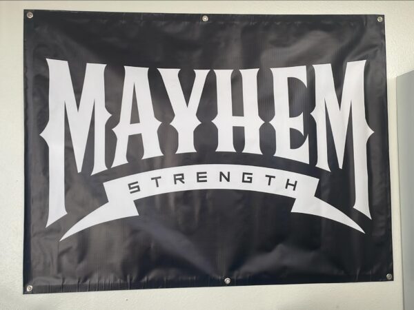 Mayhem Strength Banner