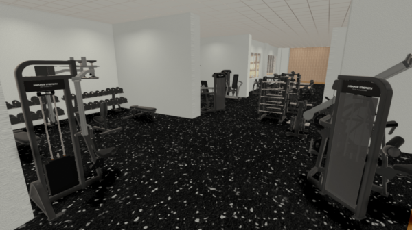 3D Fitness Center Rendering Service - Image 4