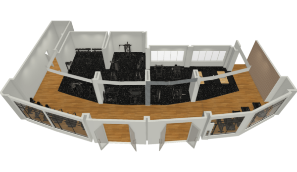 3D Fitness Center Rendering Service - Image 6