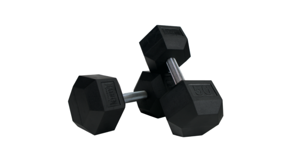 MAYHEM STRENGTH RUBBER HEX DUMBBELLS