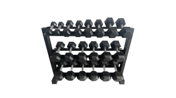 MAYHEM STRENGTH RUBBER HEX DUMBBELLS