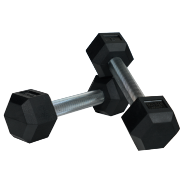 MAYHEM STRENGTH RUBBER HEX DUMBBELLS 5lb