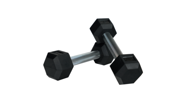 MAYHEM STRENGTH RUBBER HEX DUMBBELLS 5lb