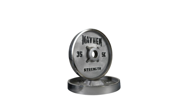 Mayhem Strength Chrome Deep Dish Iron Plates - Image 8