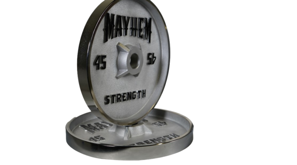 Mayhem Strength Chrome Deep Dish Iron Plates - Image 6