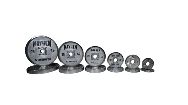 Mayhem Strength Chrome Deep Dish Iron Plates - Image 2