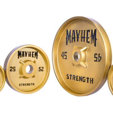 Mayhem Strength Gold Deep Dish Iron Plates