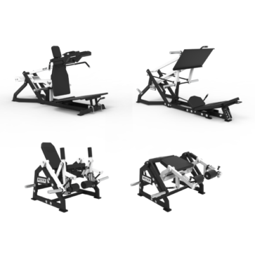 4 Piece Plate Loaded Leg Gym Package