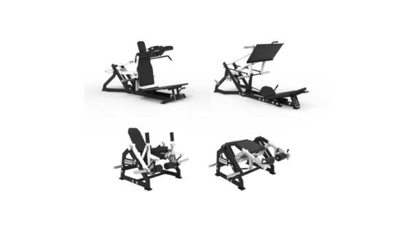 4 Piece Plate Loaded Leg Gym Package