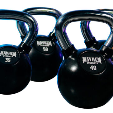 Mayhem Strength Rubber Kettlebells