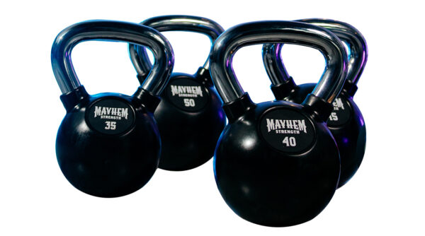 Mayhem Strength Rubber Kettlebells